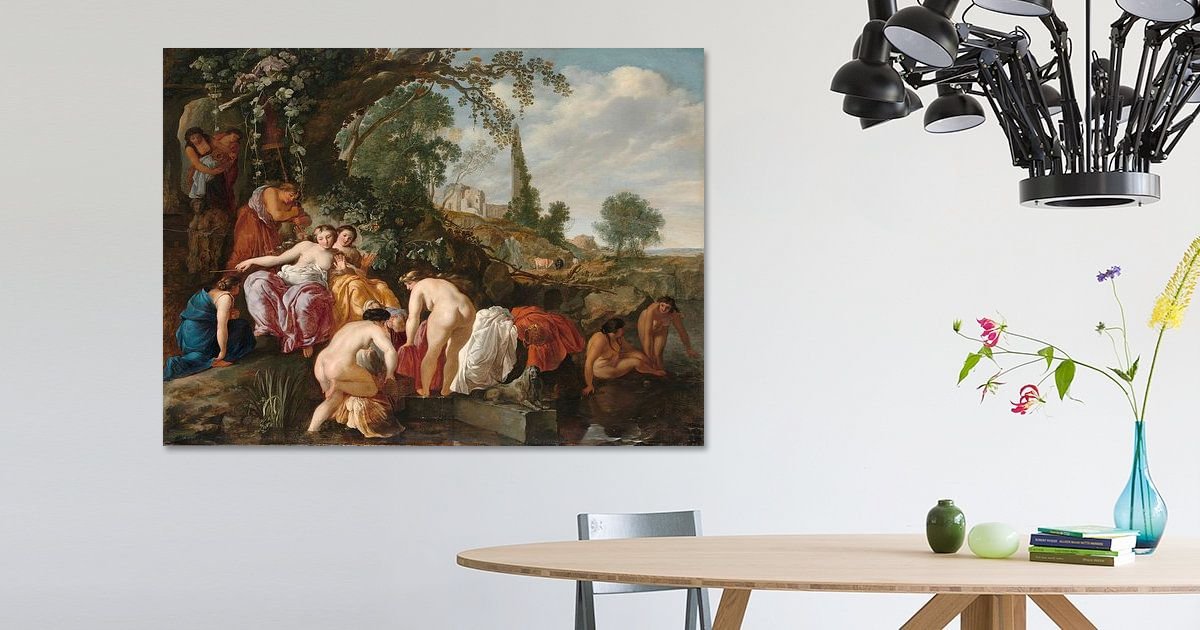 De dochter van de farao vindt Mozes in het biezen mandje, Moyses van